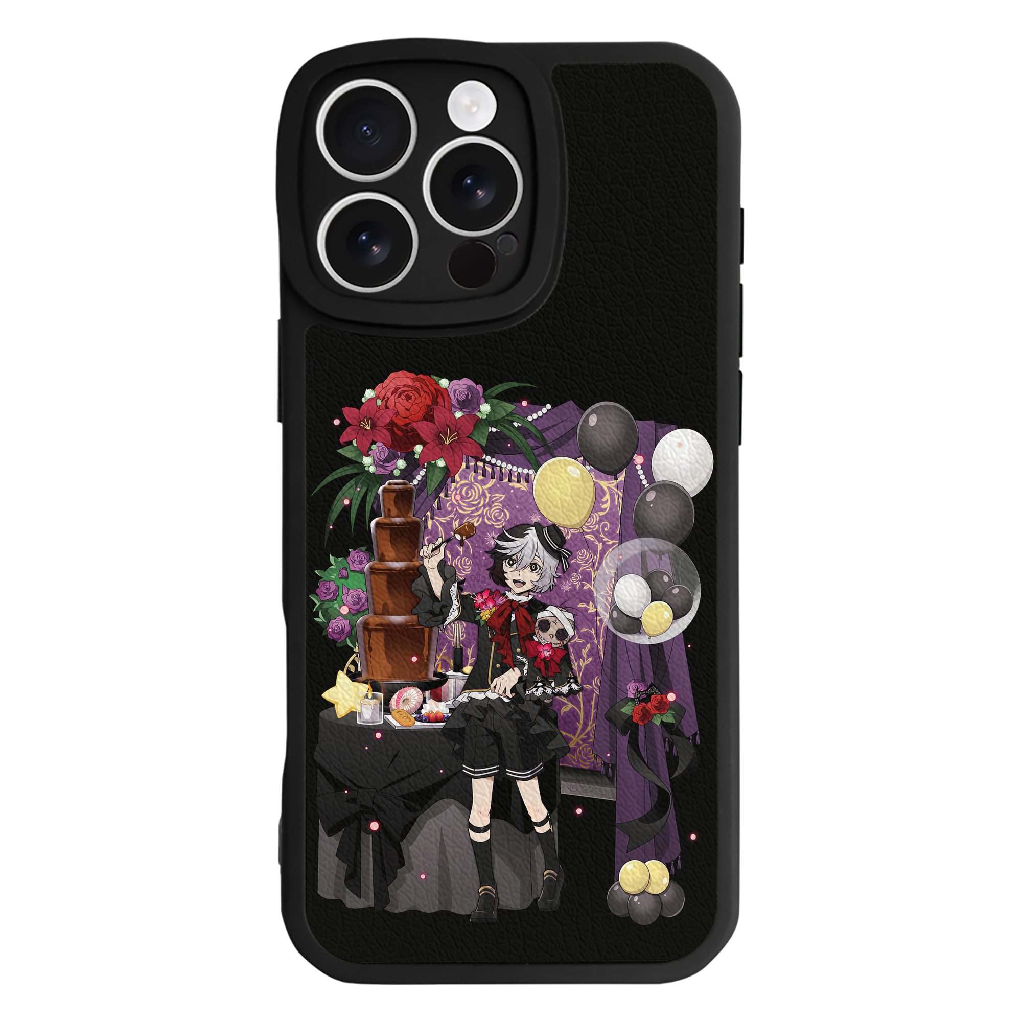 （画像用） 文豪ストレイドッグス Bungo Stray Dogs 【iPhone 16シリーズ対応】シリコンスマホケース（レザー調） 材質：シリコン